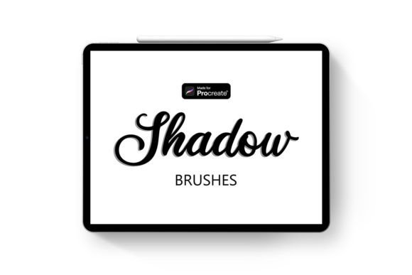Download Shadow Lettering Brushes for Procreate - Brushes for procreate Collection