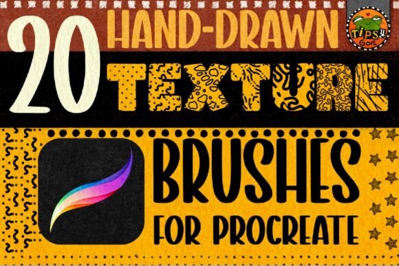 Download Hand Drawn Texture Brushes for Procreate - Brushes for procreate Collection