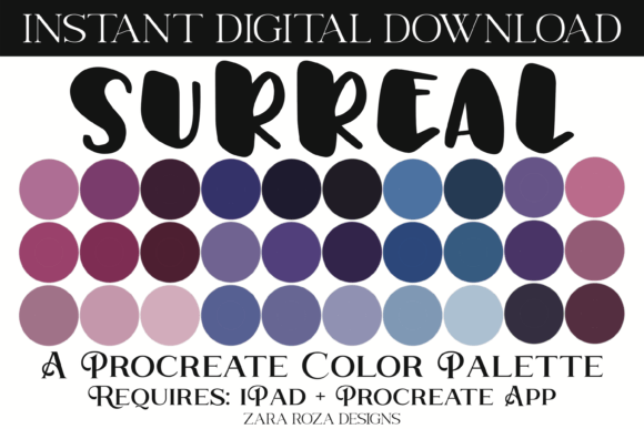 Download Surreal Procreate Color Palette - Procreate color palette Collection