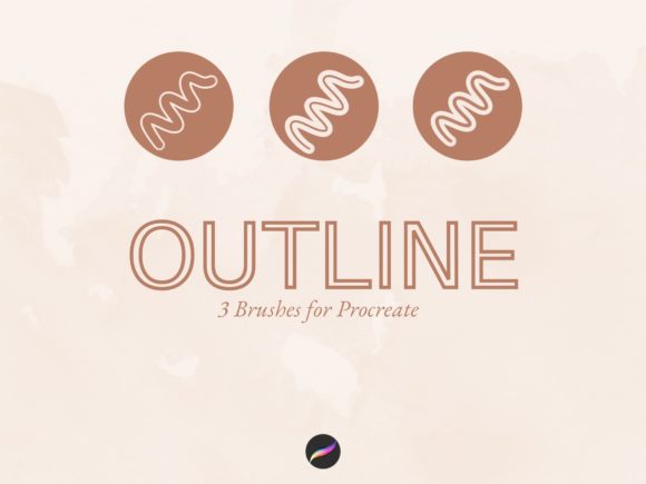 Download Outline Brushes for Procreate - Brushes for procreate Collection
