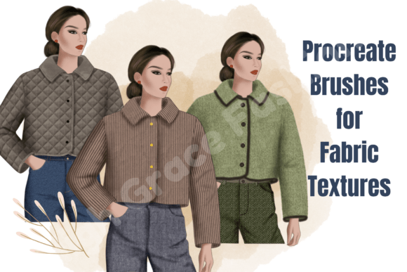 Download 13 Fabric Texture Brushes for Procreate - Brushes for procreate Collection