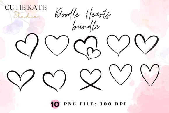 Download Heart Png,Doodle Bundle,Valentine's Day - Premium Resources
