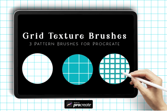 Download Grid Texture Brushes for Procreate - Brushes for procreate Collection