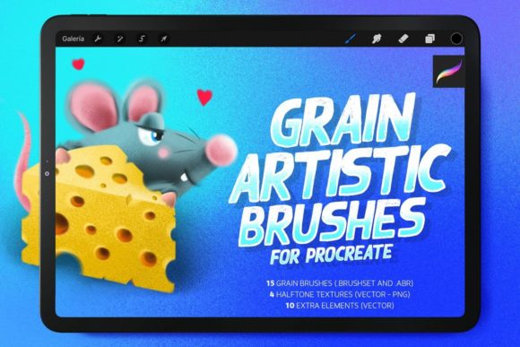 Download Grain Artistic Brushes for Procreate - Brushes for procreate Collection