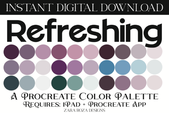 Download Refreshing Procreate Color Palette - Procreate color palette Collection