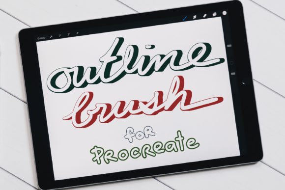 Download Outline Brushes for Procreate - Brushes for procreate Collection