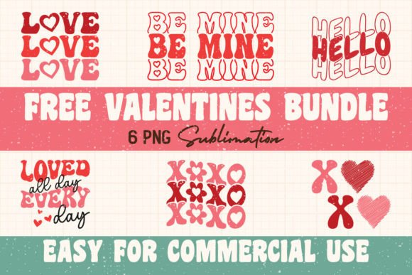 Download Retro Valentines Day Sublimation Bundle - Premium Resources