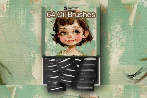 Download 64 Oil Brushes for Procreate - Brushes for procreate Collection
