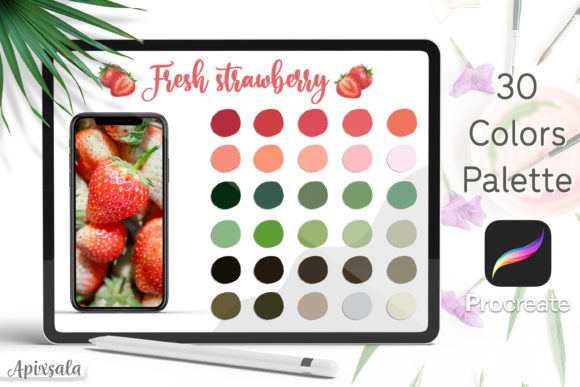 Download Procreate Color Palette | Strawberry - Procreate color palette Collection