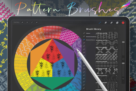 Download Seamless Pattern Brushes for Procreate - Brushes for procreate Collection