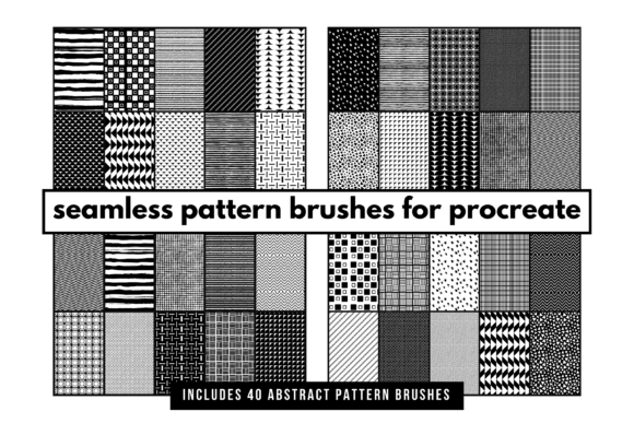 Download Seamless Pattern Brushes for Procreate - Brushes for procreate Collection