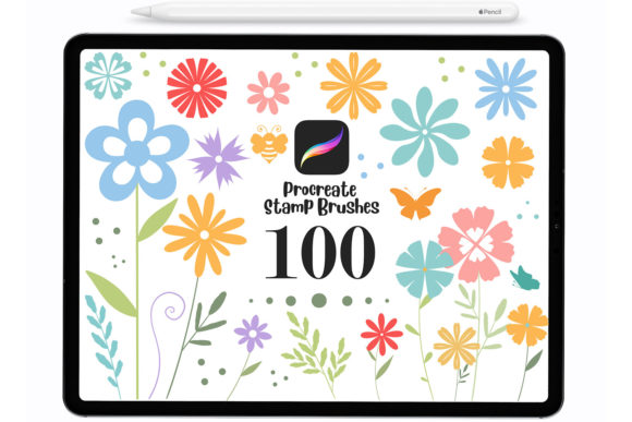 Download Flower Garden Brushes for Procreate - Brushes for procreate Collection