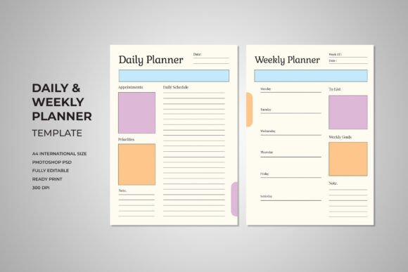 Download Daily Weekly Planner Template - Daily weekly planner Collection