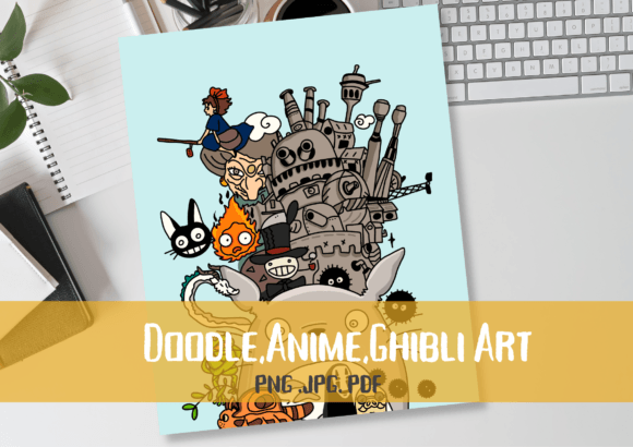 Download Doodle,Anime,Ghibli Art - Ghibli Collection