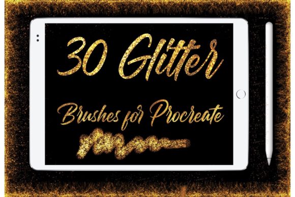Download Glitter Brushes for Procreate - Brushes for procreate Collection